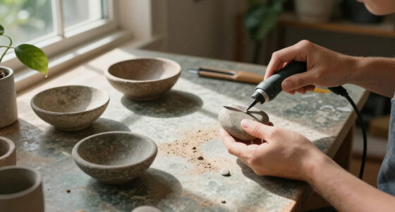 Turn Ordinary River Rocks Into High-End Bowls With An Impressive DIY